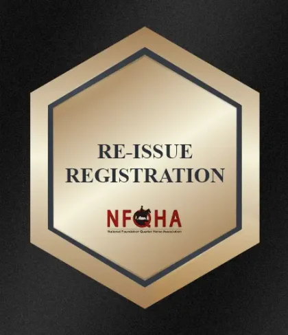 NFQHA Re-Issue Registration